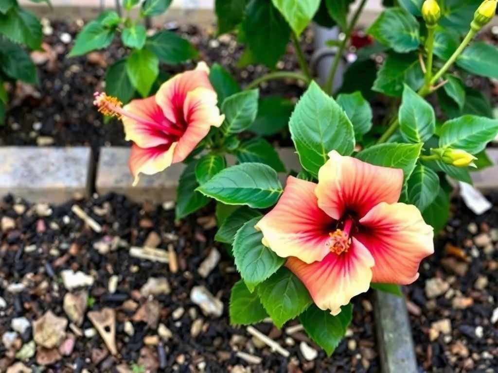 Hardy Hibiscus Fall Mulching: Protect Roots from Frost(1)