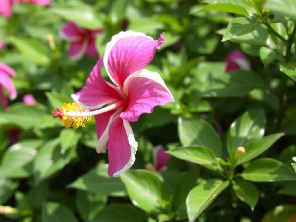 Hibiscus Leaf Spot Prevention: Watering in the Morning(1)