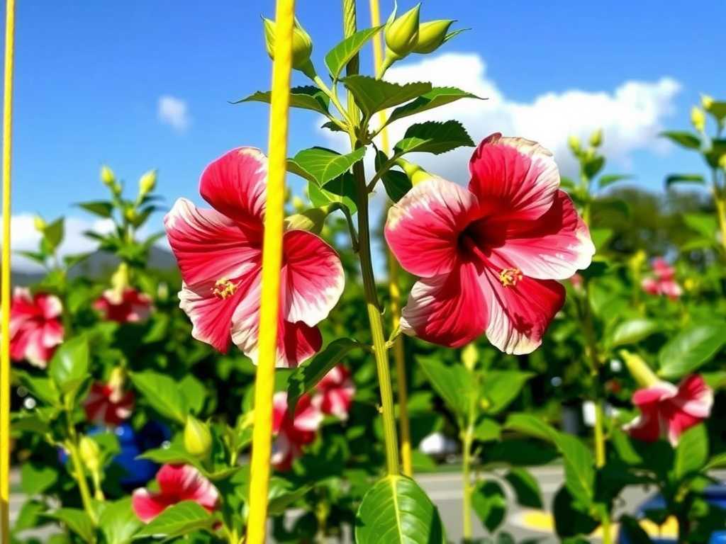 How to Protect Hibiscus from Wind Damage: Staking & Screens(1)