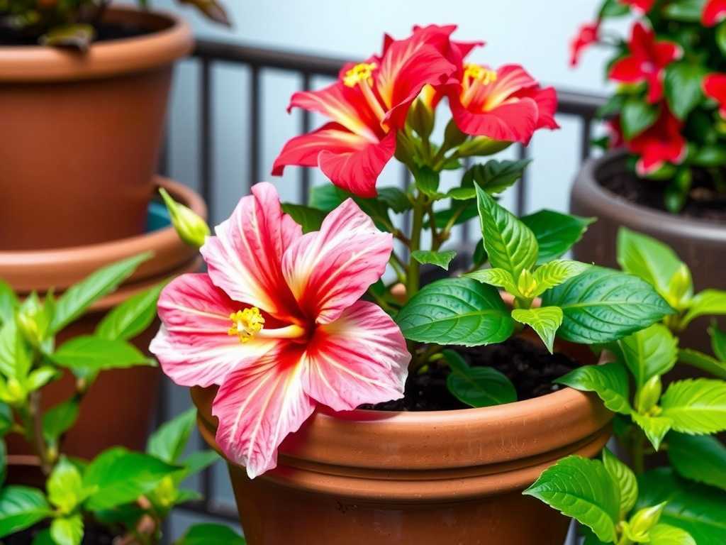 Tropical Hibiscus Container Gardening: Balcony & Patio Ideas(1)