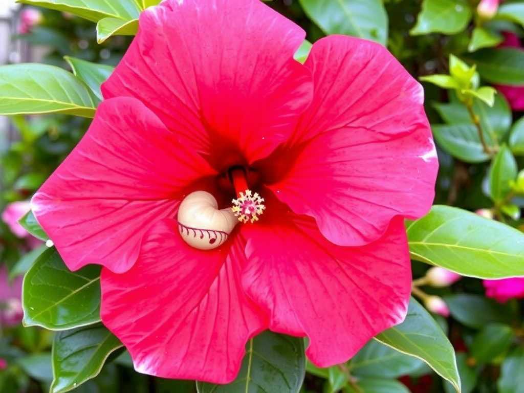 Control Slugs on Hibiscus: Copper Tape to Repel Pests(1) Control Slugs on Hibiscus: Copper Tape to Repel Pests(1)