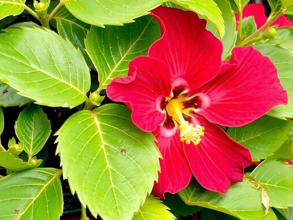 Hibiscus Rust Control: Prune Infected Leaves to Stop Spread(1) Hibiscus Rust Control: Prune Infected Leaves to Stop Spread(1)