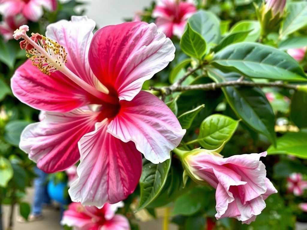 Hibiscus Gray Mold Prevention: Remove Dead Flowers Promptly(1)