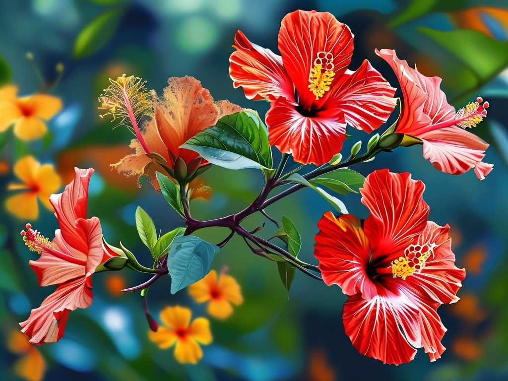 Hibiscus Rust Prevention: Water at Base to Avoid Fungal Growth