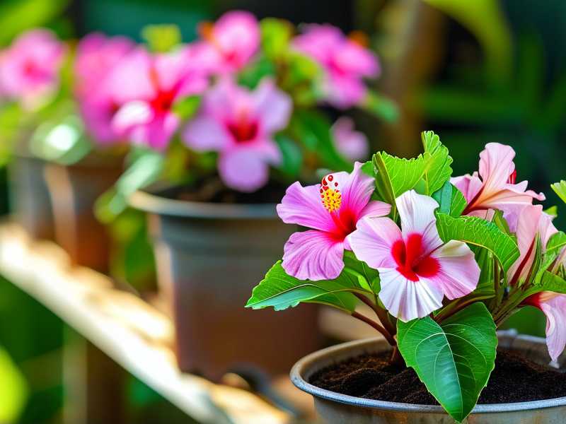 Tropical Hibiscus Propagation in Containers: Small Space Tips