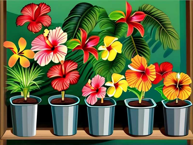 Tropical Hibiscus Propagation in Greenhouses: Temperature Control