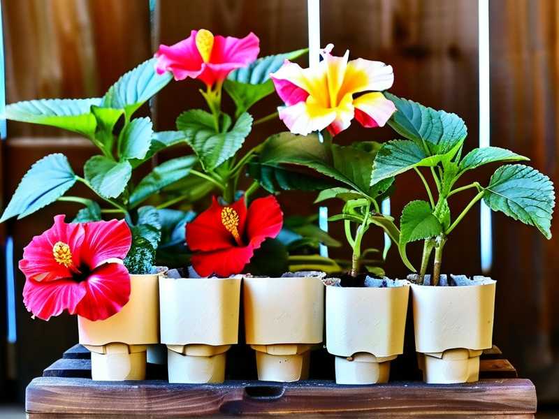 How to Root Hibiscus Cuttings in Egg Cartons: Biodegradable Pots