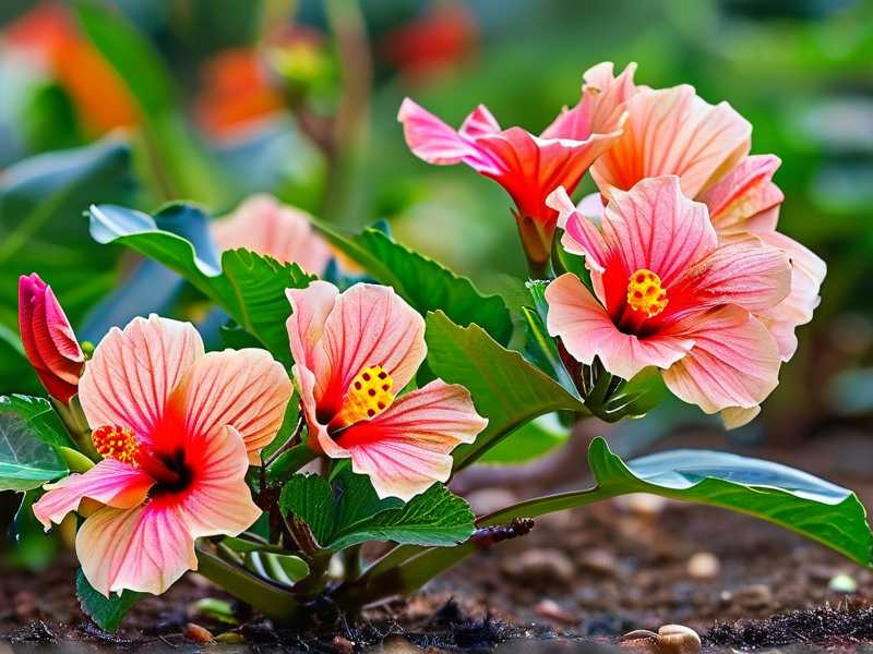 Organic Topsoil Additions for Established Hibiscus Plants