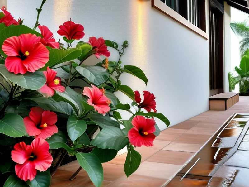 Care Tips for Hibiscus Growing Near Concrete Surfaces
