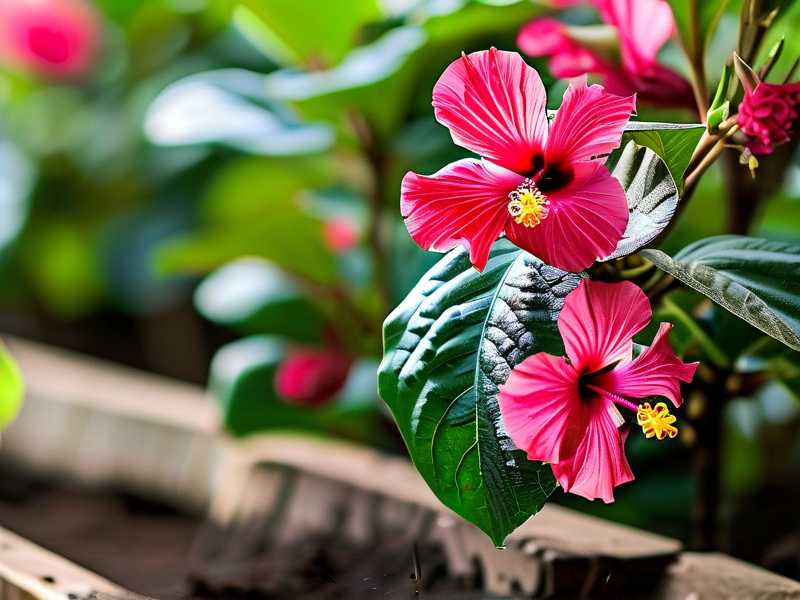 How to Stop Soil Splashing Onto Hibiscus Lower Leaves