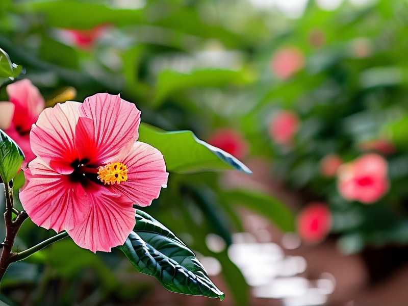 How to Stop Soil Splashing Onto Hibiscus Lower Leaves(1) How to Stop Soil Splashing Onto Hibiscus Lower Leaves(1)