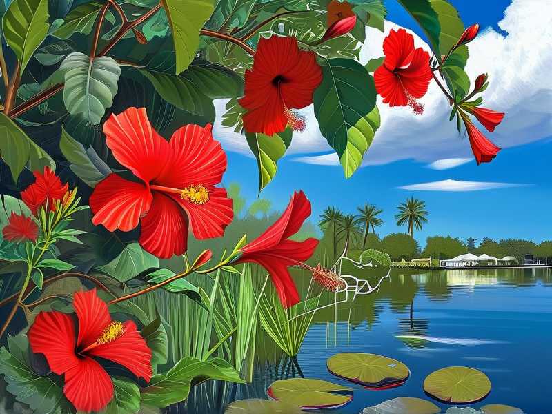 Hibiscus Care for Lakeside Gardens: Moist Soil Management