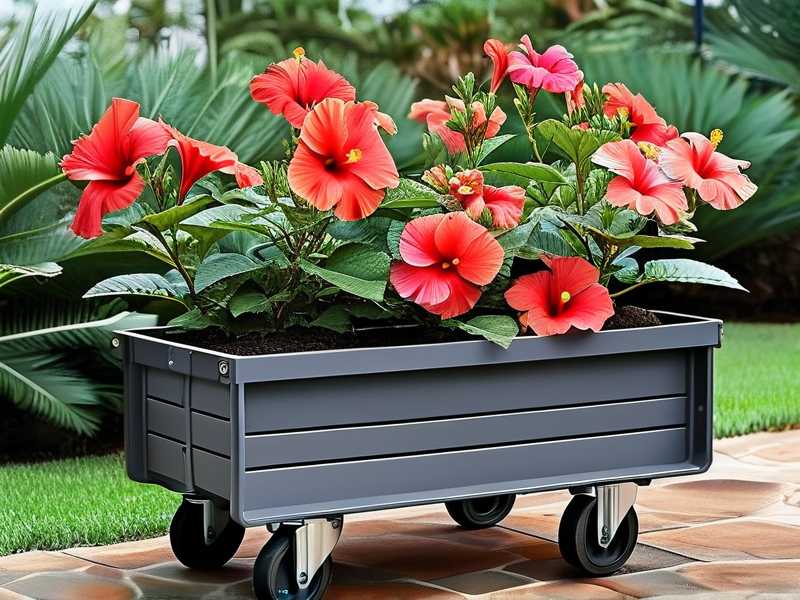 Mobile Plant Cart Ideas for Moving Hibiscus Seasonally