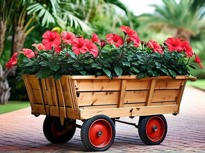Mobile Plant Cart Ideas for Moving Hibiscus Seasonally(1) Mobile Plant Cart Ideas for Moving Hibiscus Seasonally(1)