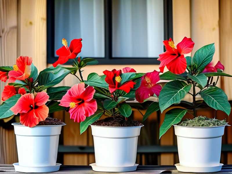 How to Care for Hibiscus Grown in Recycled Containers