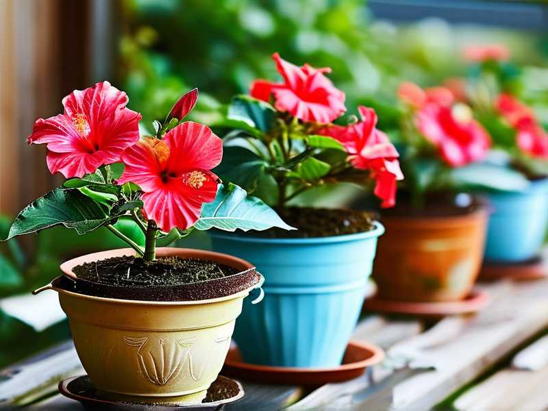How to Care for Hibiscus Grown in Recycled Containers(1) How to Care for Hibiscus Grown in Recycled Containers(1)