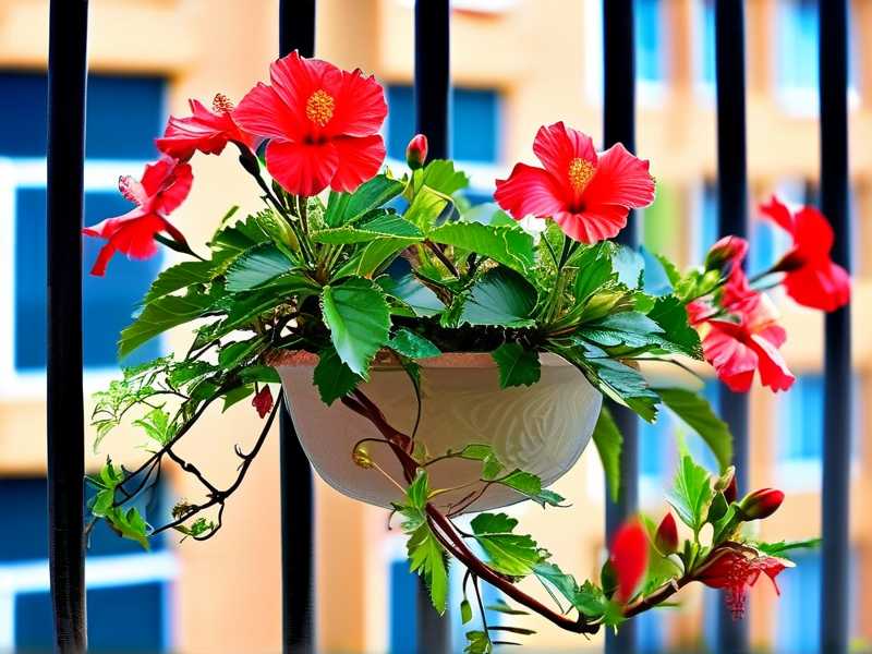 Hibiscus Care for Apartment Balconies With Limited Space
