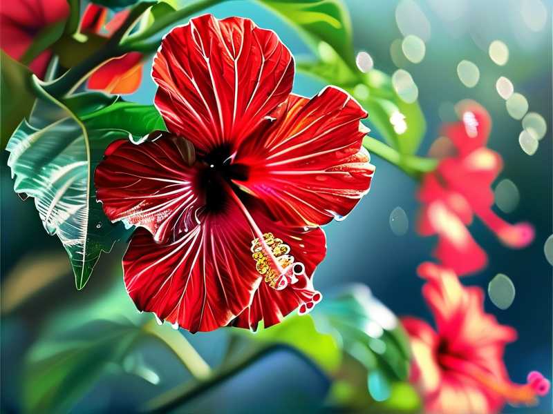 Hibiscus Leaf Spot Prevention Watering in the Morning(1) Hibiscus Leaf Spot Prevention Watering in the Morning(1)