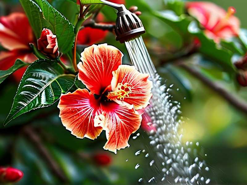 How to avoid spreading bacterial spores by watering hibiscus with overhead garden sprinklers(1) How to avoid spreading bacterial spores by watering hibiscus with overhead garden sprinklers(1)