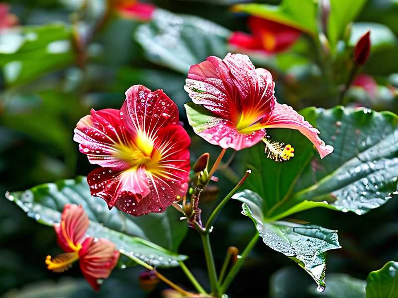 How to stop hibiscus young stems developing water‑soaked spots after rainy weather spells