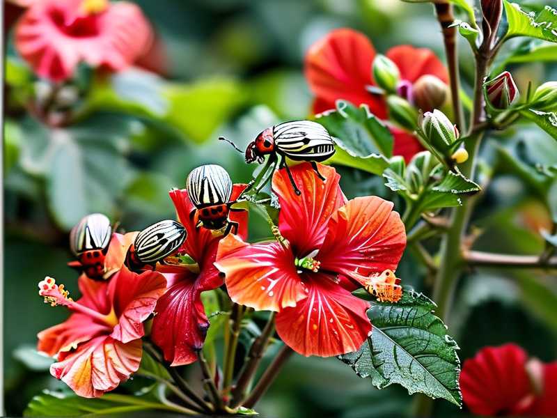 How to prevent japanese beetles from feeding repeatedly on the same hibiscus shrub(1)