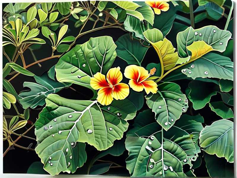 How to recover garden hibiscus after bacterial spot creates thousands of small leaf lesions(1) How to recover garden hibiscus after bacterial spot creates thousands of small leaf lesions(1)
