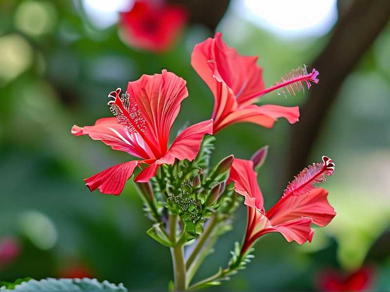 How to revive outdoor hibiscus after thrips scar nearly every developing flower bud(1)