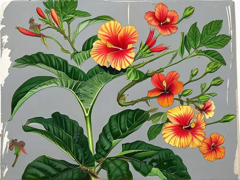 How to prevent gray mold from colonizing wounded hibiscus blooms after insect feeding