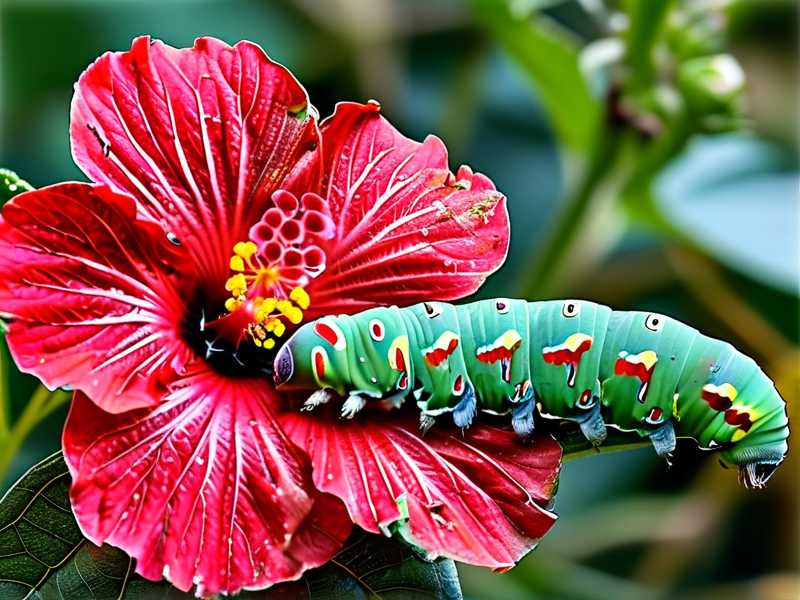 How to stop hibiscus flower petals getting chewed by nocturnal garden caterpillars(1) How to stop hibiscus flower petals getting chewed by nocturnal garden caterpillars(1)