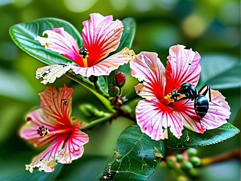 How to fix hibiscus leaf spotting worsened by ants transporting pest eggs onto foliage(1) How to fix hibiscus leaf spotting worsened by ants transporting pest eggs onto foliage(1)