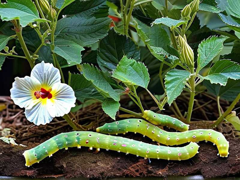 How to treat hibiscus shrubs suffering root rot plus above‑ground caterpillar damage