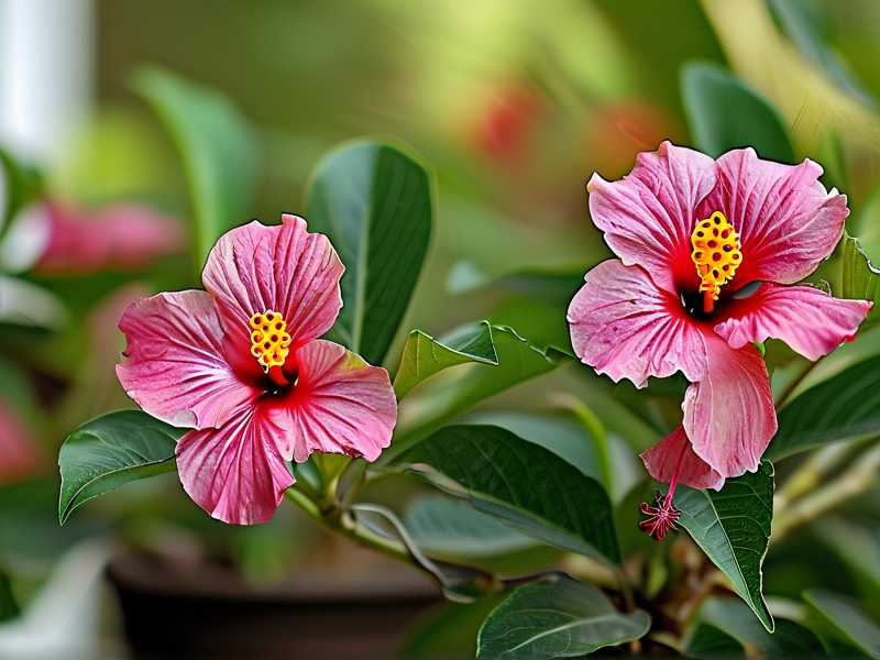 How to revive potted hibiscus when most new growth distorts from insect feeding harm(1) How to revive potted hibiscus when most new growth distorts from insect feeding harm(1)
