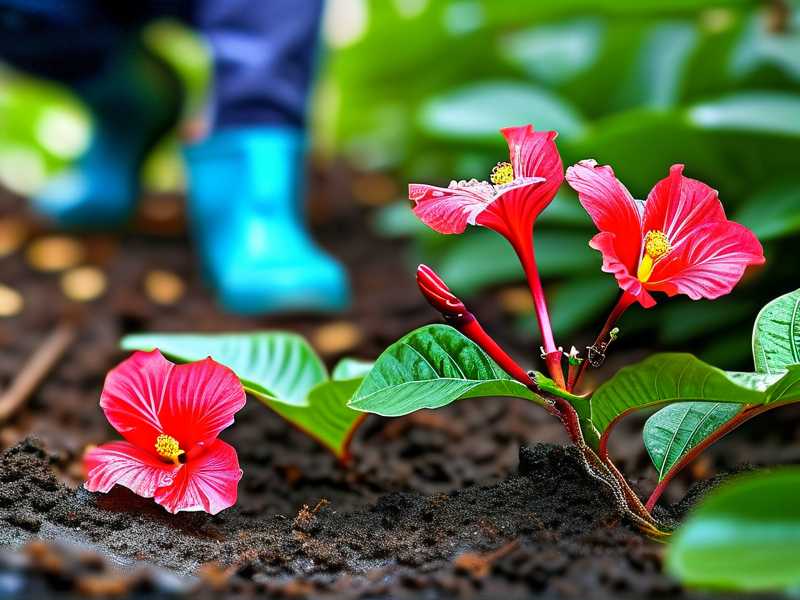 How to fix hibiscus shoot die‑off after heavy rain triggers soil‑borne stem rot